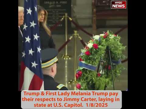 Trump & Vance meeting with Senators; Trump & First Lady Melania pay respects to Jimmy Carter