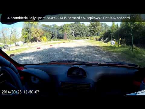 3. Szombierki Rally Sprint 28.09.2014 P. Bernard / A. Łepkowski Fiat SCS, onboard