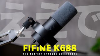 【Amazonで大人気‼︎】FIFINE K688の“神コスパ”ダイナミックマイクを開封&レビュー！