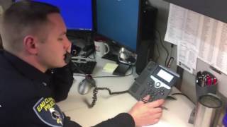 Cop catches phone scammer in the act