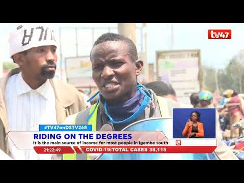 Degree holders in the bodaboda business