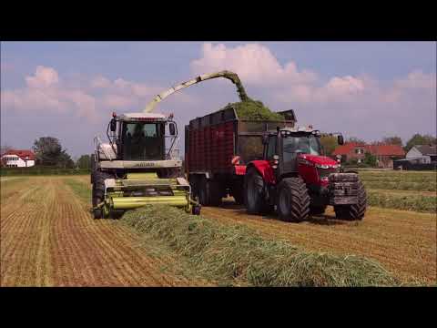Claas Jaguar 890 bei der Gras Ernte!