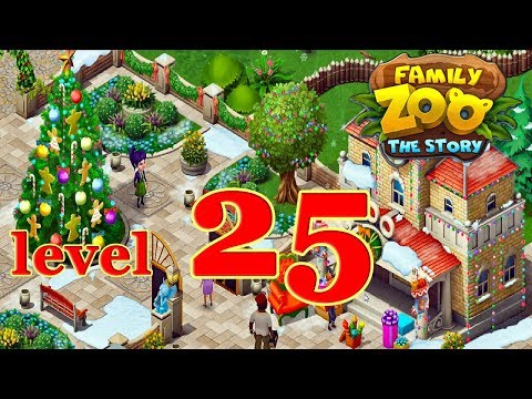 Family Zoo: The Story Happy Holidays level 25 and Prize