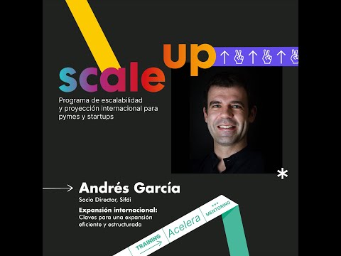 Andrés García, director de Sifdy y mentor en la 5ª edición de #scaleupvlc