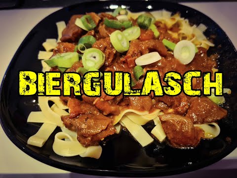 Biergulasch aus dem Dutch Oven