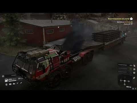 SnowRunner/Онтарио: Восстановление ж/д путей (запускаем нормальный склад)