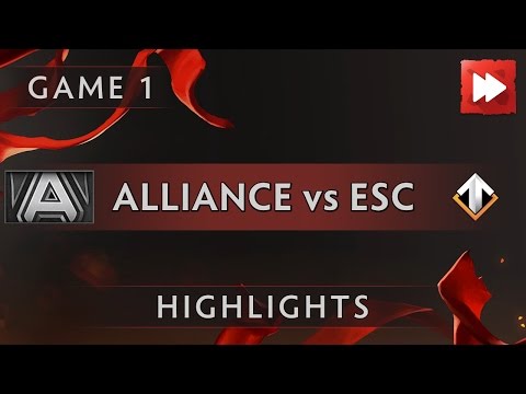 Alliance vs Escape Gaming [Game 1] The International 2016 Group Stage - Dota Highlights