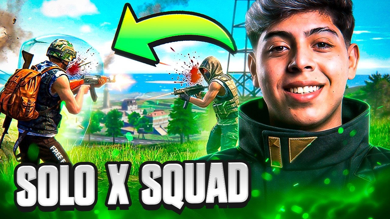 LOUD GUAXA NO SOLO VS SQUAD MAIS INSANO DO FREE FIRE!!