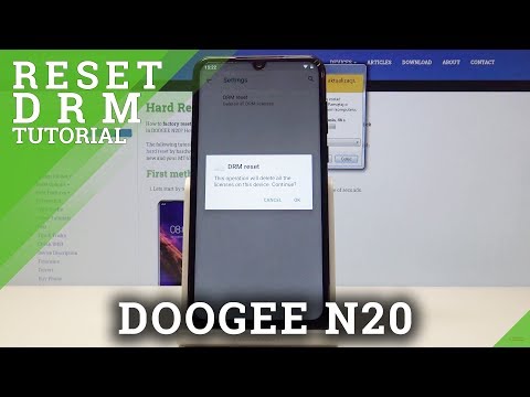 How to Reset DRM in DOOGEE N20 - Delete DRM Licenses