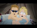 South Park PC Principal and Strong Woman in a tent