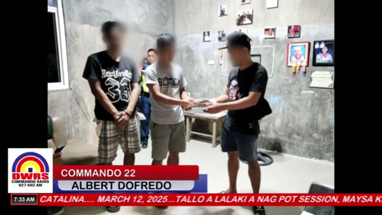 Tatlong Lalake Nagpa Pot Session, Isa Ang Naarresto, Dalawa Nakatakas.