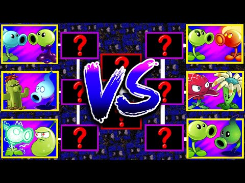 PvZ 2 Tournament - Every Plant MAX Level - Who Will Win? Plants vs Zombies 2