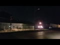 Night Train Past Old Rock Island Caboose