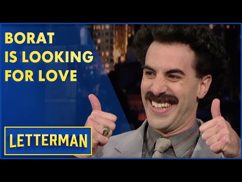Borat Is Looking For Love | Letterman