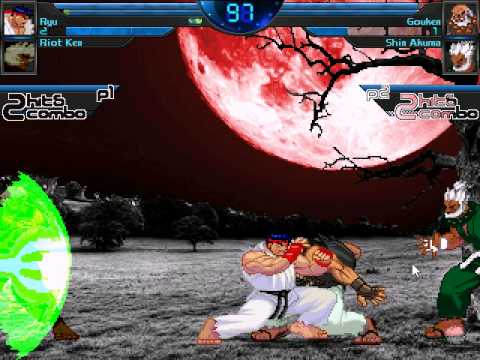 Ryu & Riot Ken vs.  Gouken & Shin Akuma