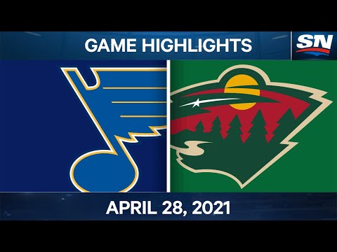 NHL Game Highlights | Blues vs. Wild - Apr. 28, 2021