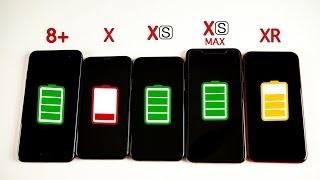 iPhoneXRvsiPhoneXSvsXSMaxvsiPhoneXvsiPhone8PlusBatteryLifeDRAINTEST
