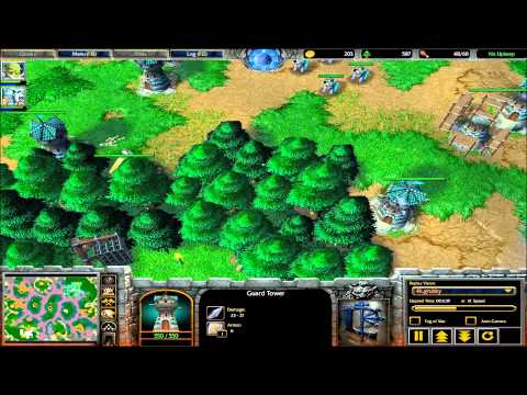 (HD001) Grubby VS Townehill - OvH - Warcraft 3 replay FR