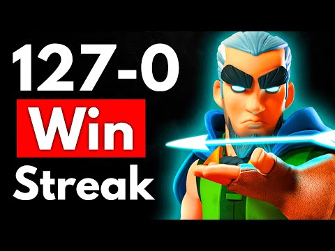 I WON 127 Matches in a Row in Clash Royale
