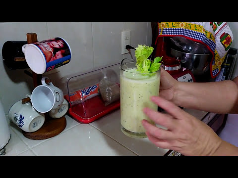 Green Juice with Nopal and Pineapple