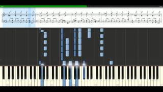 Example - One more day stay with me [Piano Tutorial] Synthesia