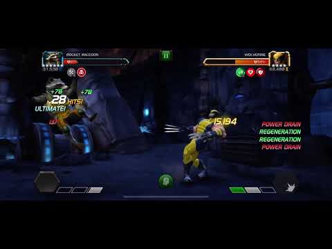 Rocket Can Now easily Solo ROL wolverine - passive Healblock + power drain - marvel champions