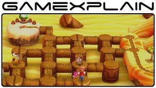 New Super Mario Bros. U - World Map Power-Up & Enemy Battle (Gameplay Footage)