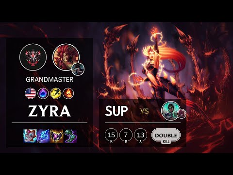Zyra Support vs Karma - NA Grandmaster Patch 11.24b