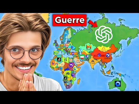 This game simulates a World War with AI