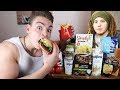 Ich esse 1 Tag lang wie UNGESPIELT (mit veganen Burger)