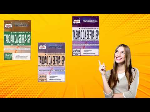 Apostila Concurso Pref. de Taboão da Serra - SP - Vários Cargos