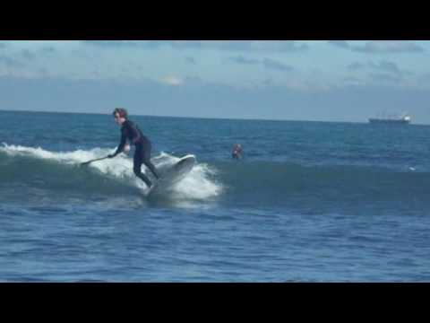 Messing about on SUP and windsurfer in WA waters