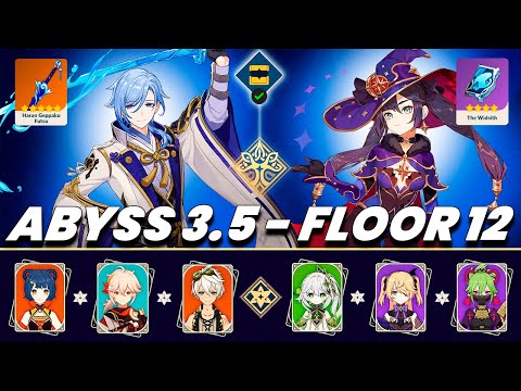 Spiral Abyss 3.5 | C1 AYATO International & C3 MONA Quickbloom | Floor 12 9 | Genshin Impact