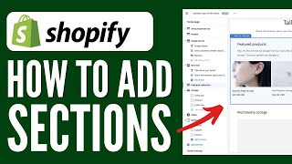 How To Add Sections to Any Page on Shopify