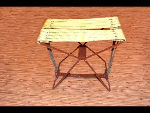 Раскладной походный стул своими руками. Folding camping chair with your hands