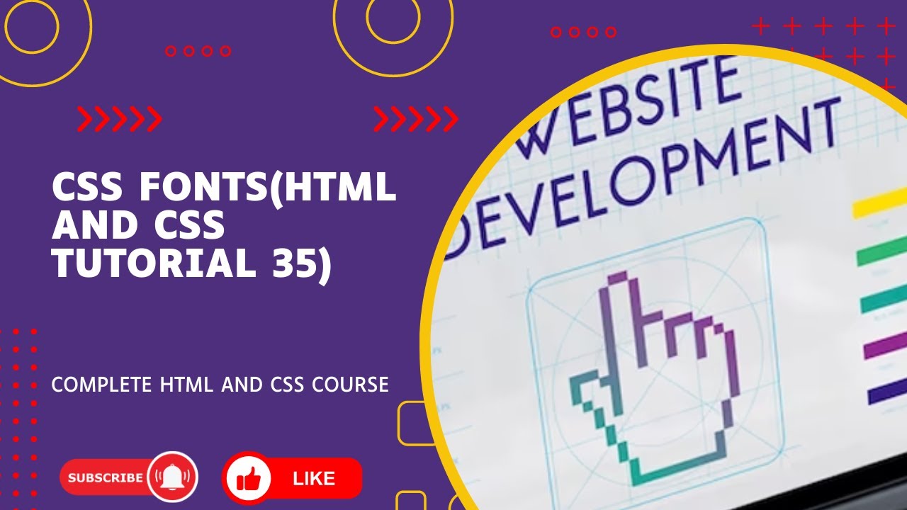CSS Fonts😍 | HTML and CSS tutorial 35 | Complete course HTML CSS |👀😍