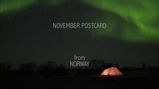 November Postcard from Norway - 4K realtime northern lights