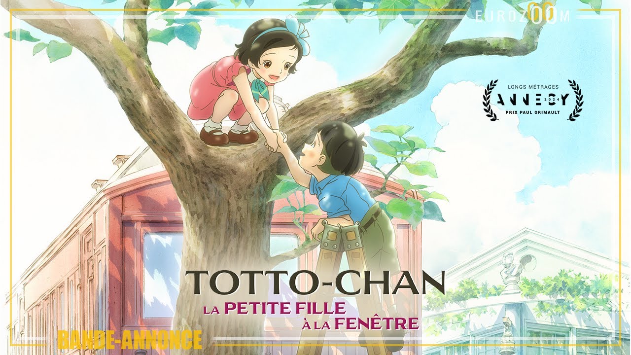Miniature de la vidéo BANDE-ANNONCE VOSTFR- TOTTO-CHAN, LA PETITE FILLE À LA FENÊTRE - Le 1 janvier 2025 au cinéma du film Totto-Chan, la petite fille à la fenêtre