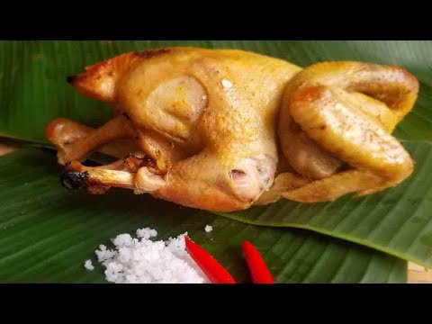 Gà nướng lá móc mật