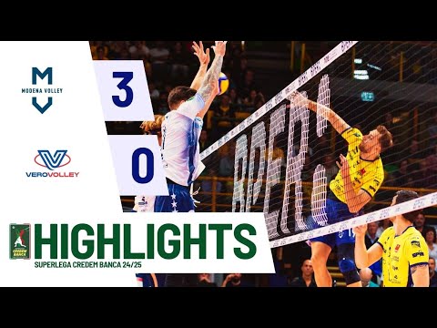Valsa Group Modena vs. Vero Volley Monza - Superlega Credem Banca VBTV Match Highlights
