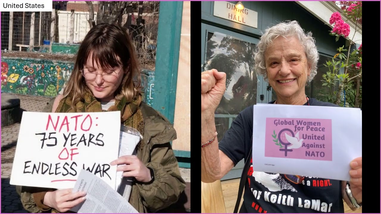 عالمی خواتین برائے امن نیٹو کے خلاف متحد 3