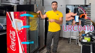 Habco Coca Cola cooler not cooling — how to install combination relay on a fridge compressor URC0410