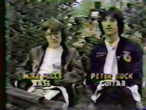 R.E.M. Fables of The Reconstruction interview (MTV Music News 1985)