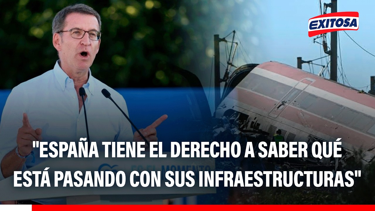 🔴🔵 Feijóo exige una investigación gubernamental y judicial sobre el accidente en Toledo