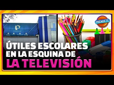 ÚTILES ESCOLARES EN LA ESQUINA DE LA TV | Préndete EN VIVO - 09 de Febrero