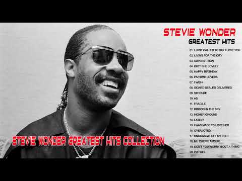 Stevie Wonder Greatest Hits Collection - Best of Songs Stevie Wonder