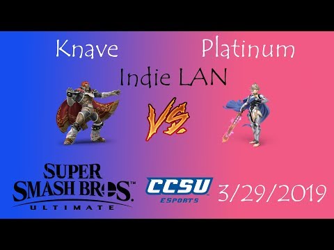 Indie LAN CCSU Smash Ultimate Tournament - Knave (Ganondorf) vs Platinum (Corrin)