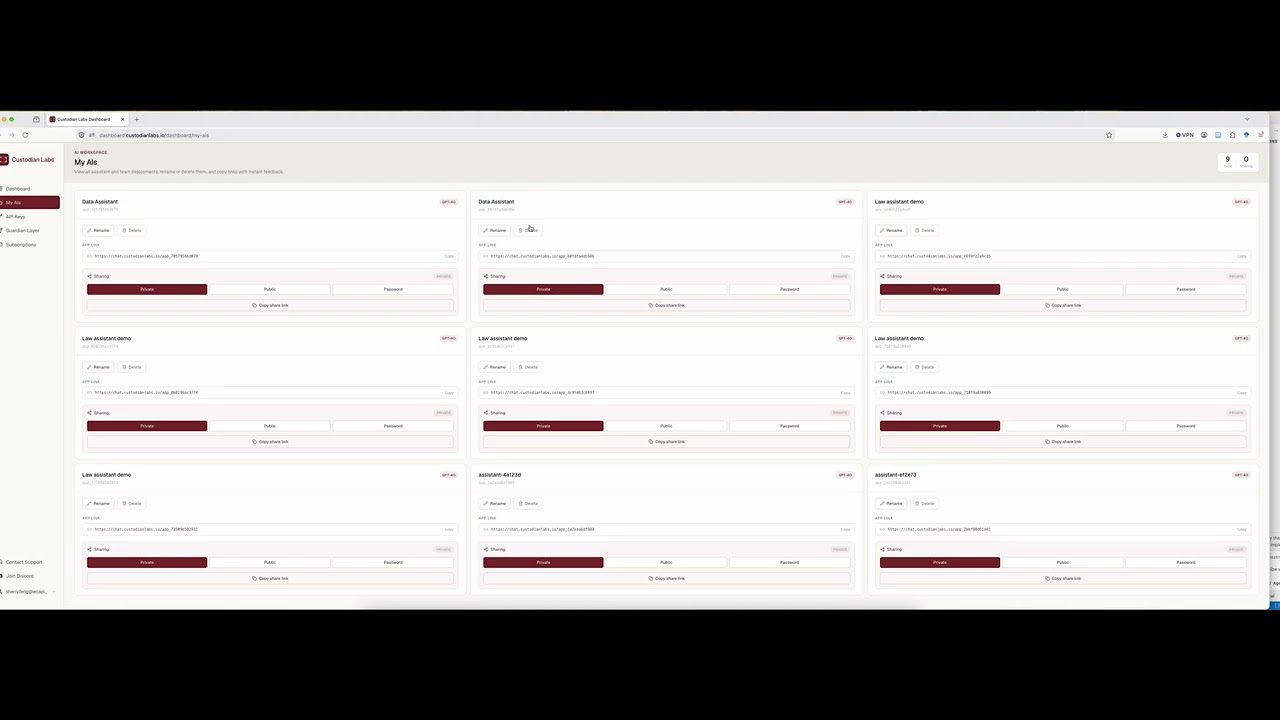Custodian Labs Python SDK demo video