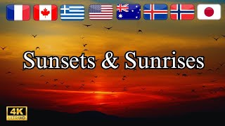 STUNNING Sunsets and Sunrises from 25+ Countries in 4K!