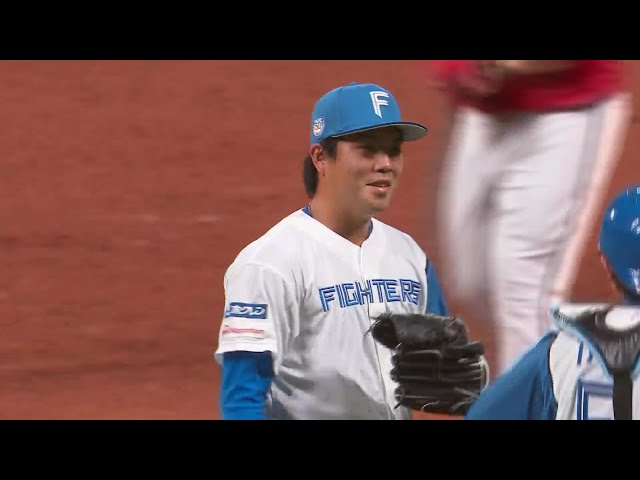 【7回表】中継ぎ起用に応える!! ファイターズ・金村尚真 1回を無失点で抑える好リリーフ!!  2024年3月12日 北海道日本ハムファイターズ 対 広島東洋カープ